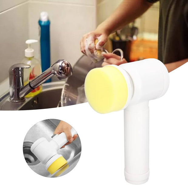Handheld Electric Cleaning Brush for Kitchen & Home