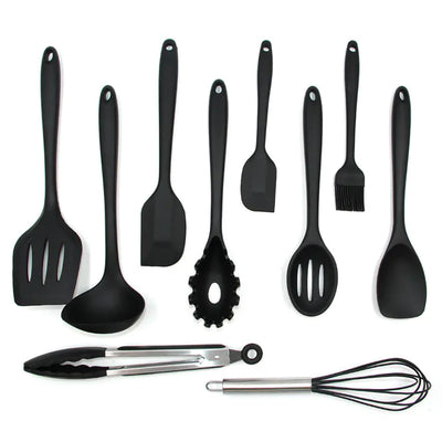 10-Piece Non-Stick Silicone Kitchen Utensil Set