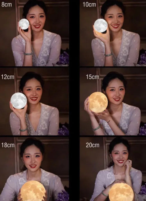 3D Moon Lamp Night Light