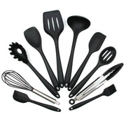 10-Piece Non-Stick Silicone Kitchen Utensil Set