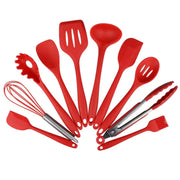 10-Piece Non-Stick Silicone Kitchen Utensil Set